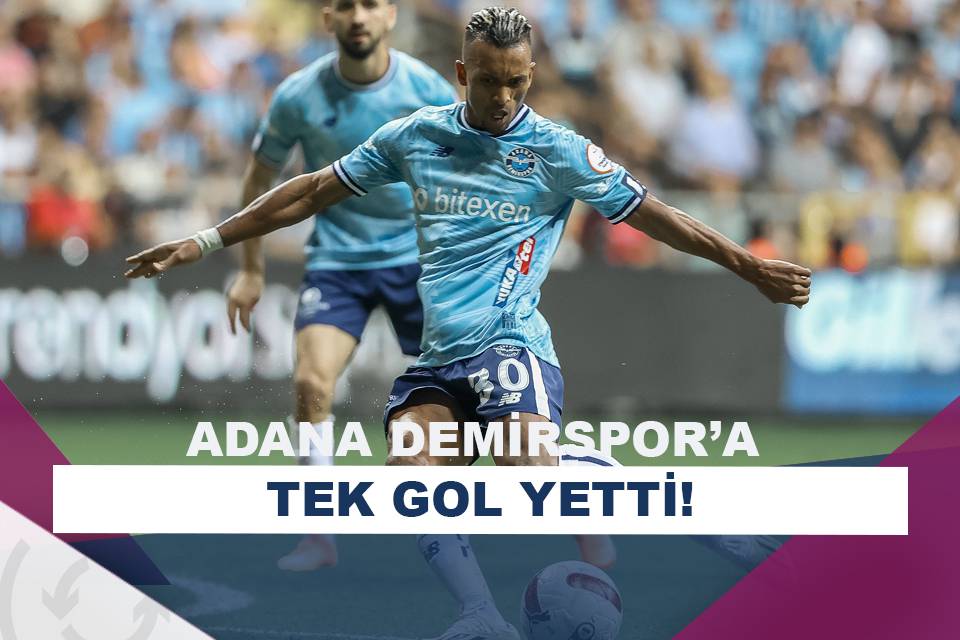 Adana Demirspor tek attı Trabzonspordan 3 puanı aldı Asist Analiz