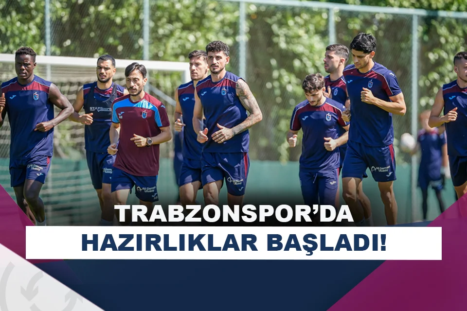 Trabzonspor, Galatasaray maçı hazırlıklarına başladı!