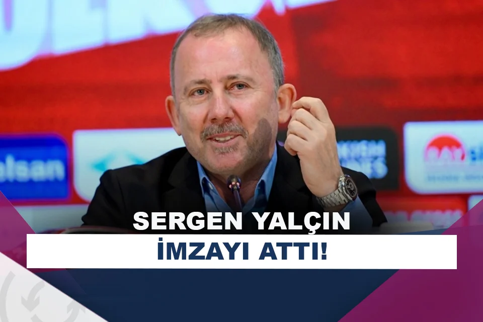 A Milli Takım’da Sergen Yalçın dönemi resmen başladı!