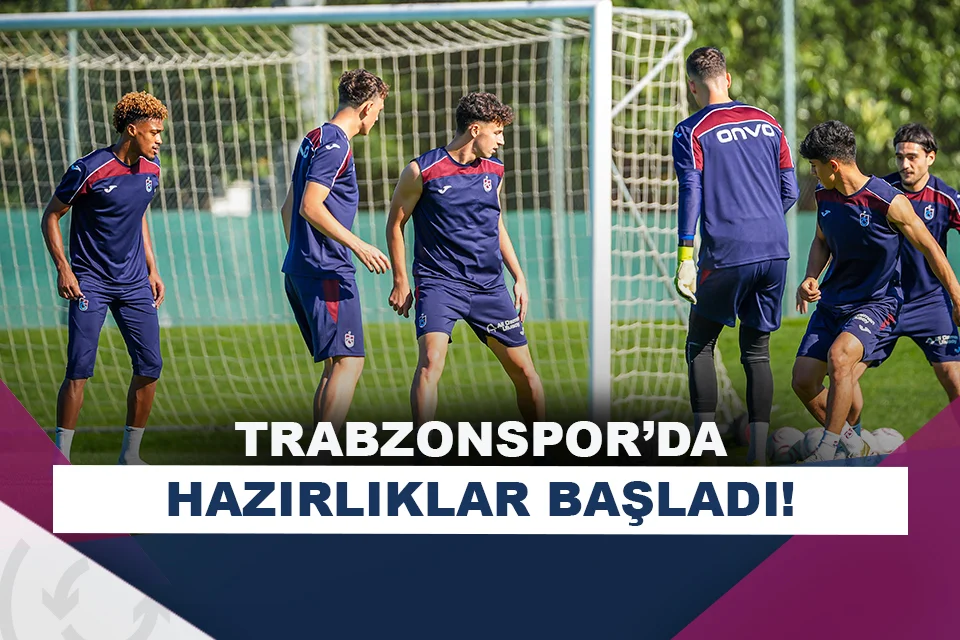 Trabzonspor, Çaykur Rizespor maçı hazırlıklarına başladı!
