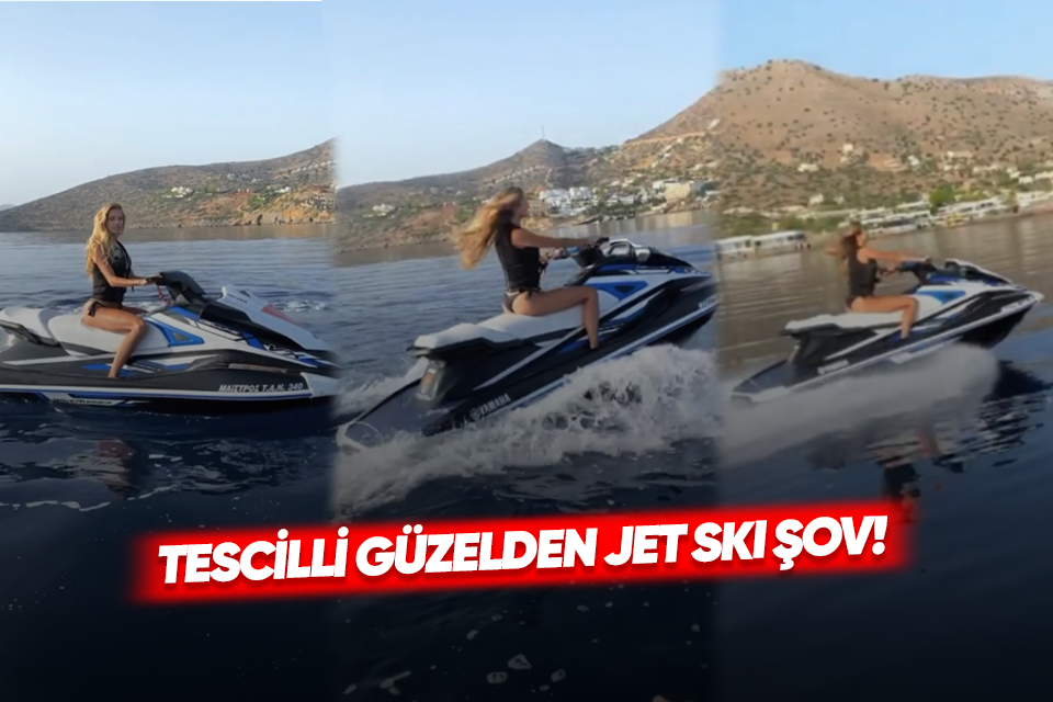 Alica Schmidt, Girit'te jet ski ile şov yaptı! - Asist Analiz