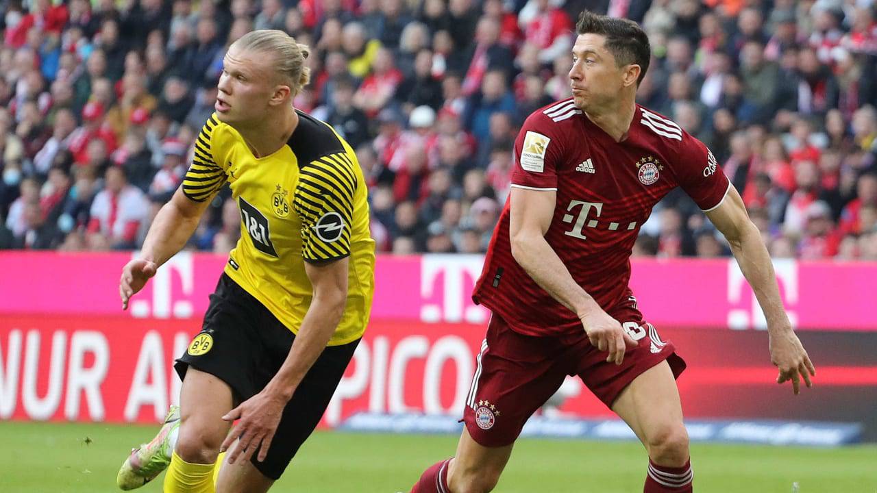 Geride kalan sezonda Bundesliga’da; Bayern Münih formasıyla Robert Lewandowski 35 gol, Borussia Dortmund adına Erling Haaland 22 kez ağları sarsmıştı. Lewandowski gol krallığı yarışını ilk sırada tamamlamış, sakatlığı sebebiyle ligde sadece 24 maça çıkabilen Haaland ise Polonyalı süper yıldız ve Patrik Schick’in ardından listenin 3’üncü sırasında yer almıştı.
