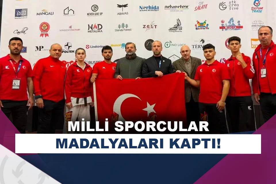 Milli sporcular, Avrupa Şampiyonası’nda madalyalara uzandı!