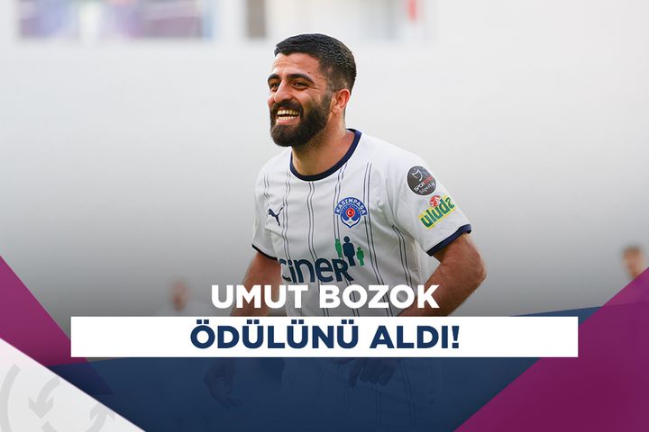 Süper Lig'in kralı Umut Bozok'a, Sezonun Golcüsü ödülü