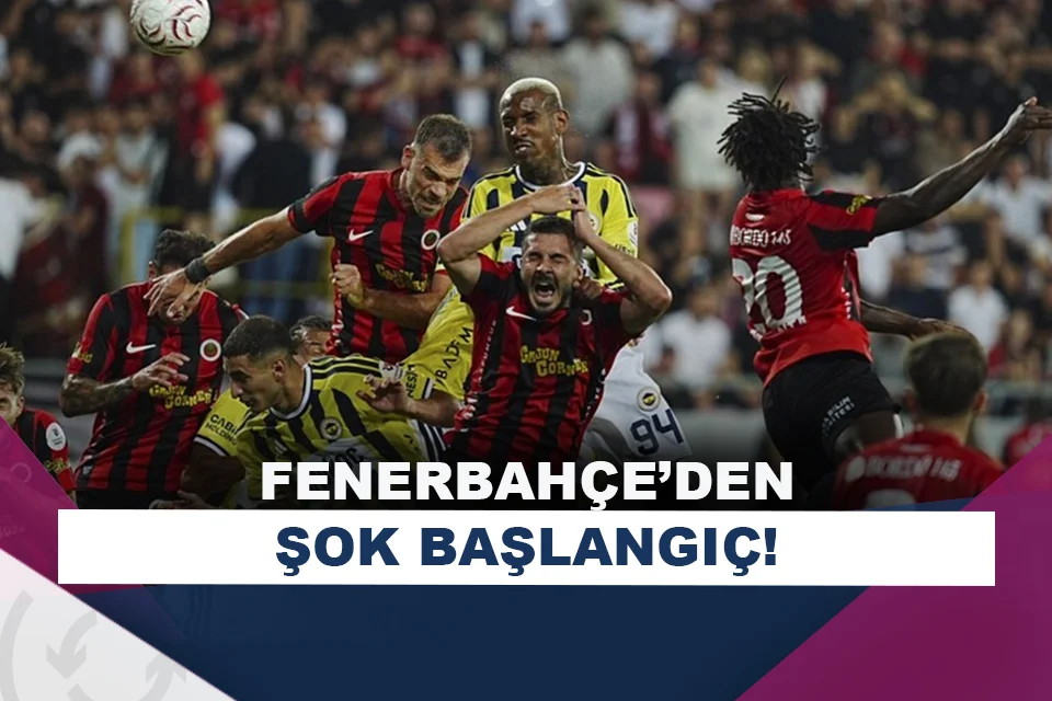 Fenerbahçe, sezona yenilgiyle başladı!