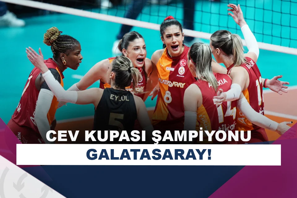 CEV Kupası’nda şampiyon Galatasaray Daikin!