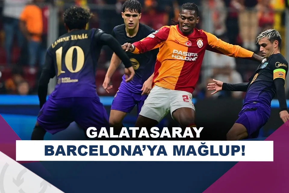 Galatasaray, Barcelona’ya farklı kaybetti!