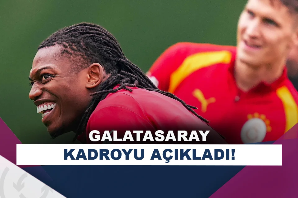 Galatasaray’ın kamp kadrosu belli oldu!