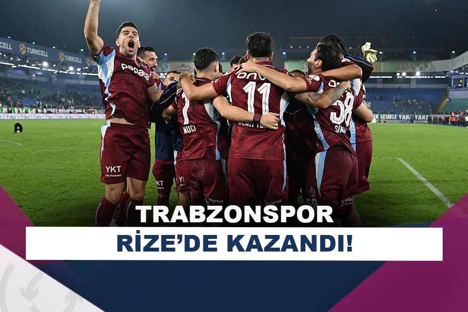 Trabzonspor, Karadeniz derbisinde Çaykur Rizespor’u mağlup etti!