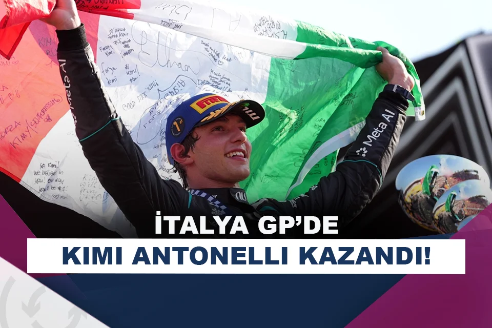 Formula 1 İtalya GP’yi Kimi Antonelli kazandı!