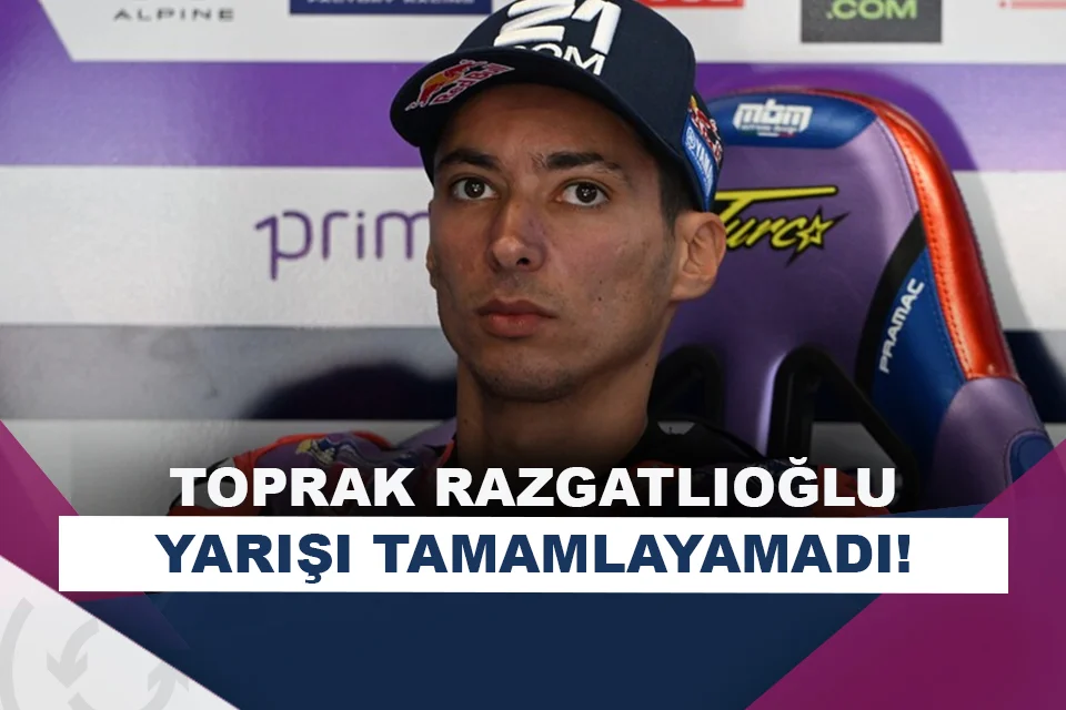 Toprak Razgatlıoğlu, İspanya’da yarışı tamamlayamadı!