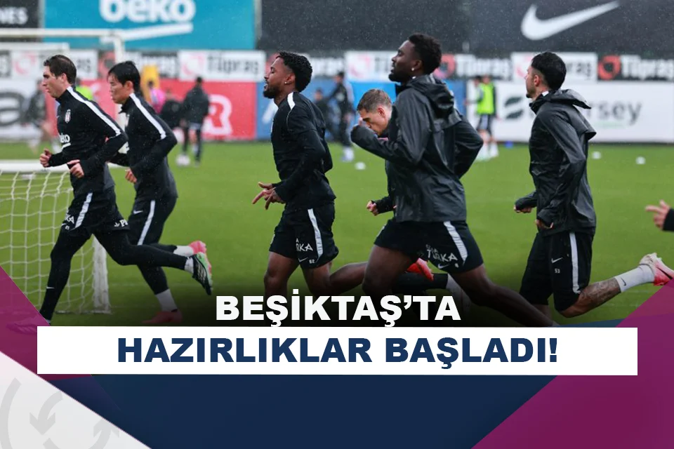 Beşiktaş, Trabzonspor maçı hazırlıklarına başladı!