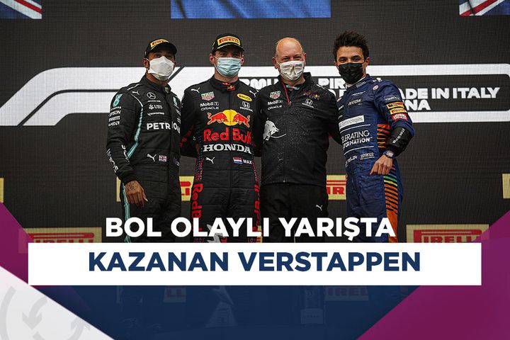 F1 Emilia-Romagna Grand Prix'sini Verstappen kazandı
