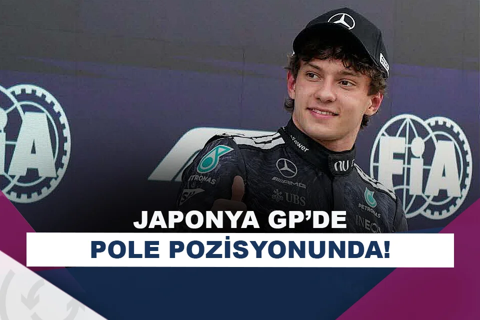 F1 Japonya Grand Prix'sinde pole pozisyonu Kimi Antonelli'nin!