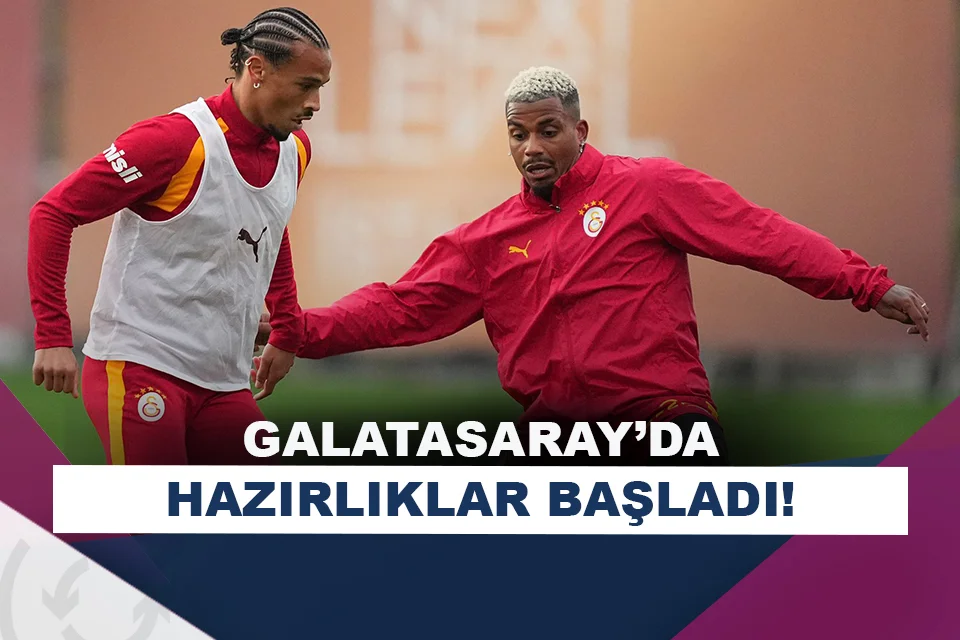 Galatasaray, Gençlerbirliği maçı hazırlıklarına başladı!