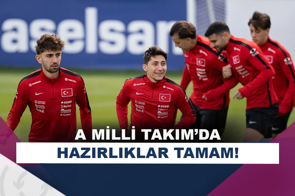 A Milli Takım, Belçika maçına hazır!