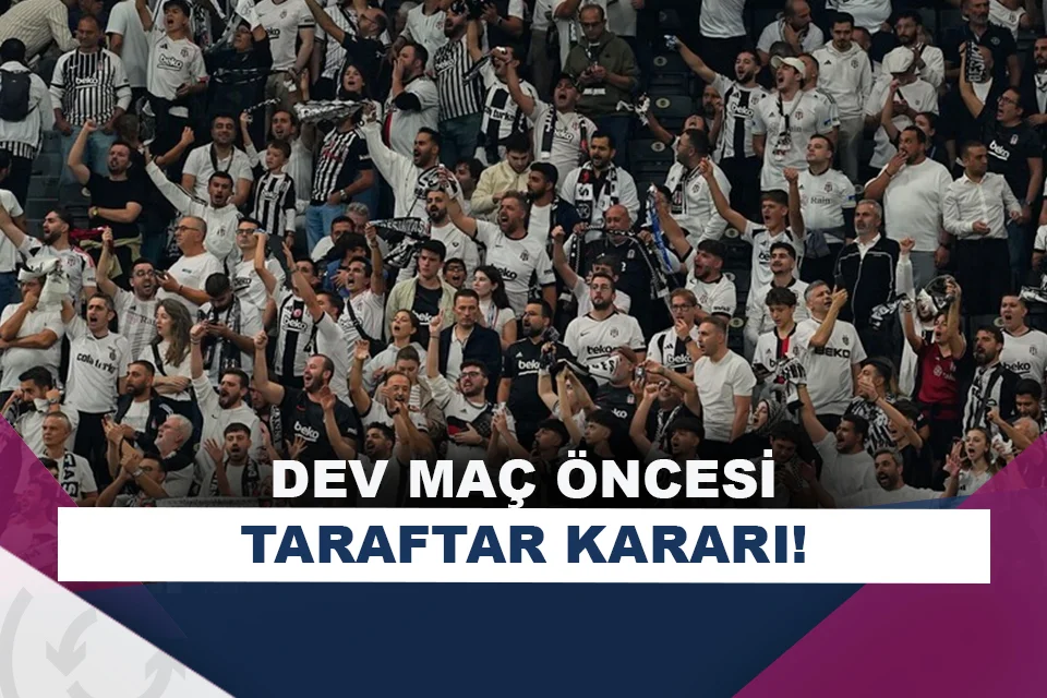 Trabzonspor - Beşiktaş maçı öncesi taraftar kararı!