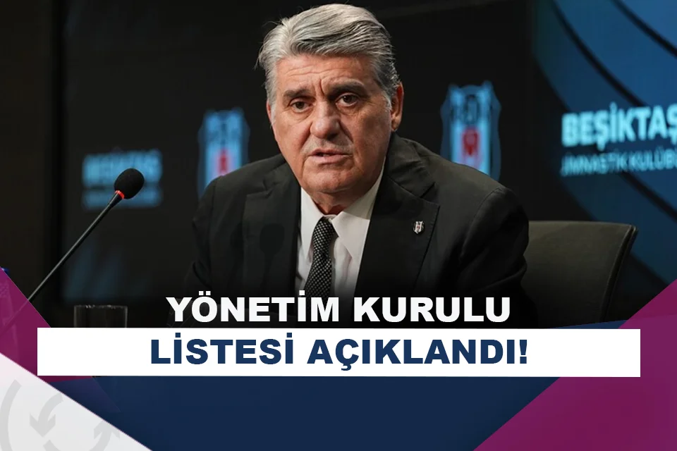 Serdal Adalı'nın yönetim kurulu listesi belli oldu!