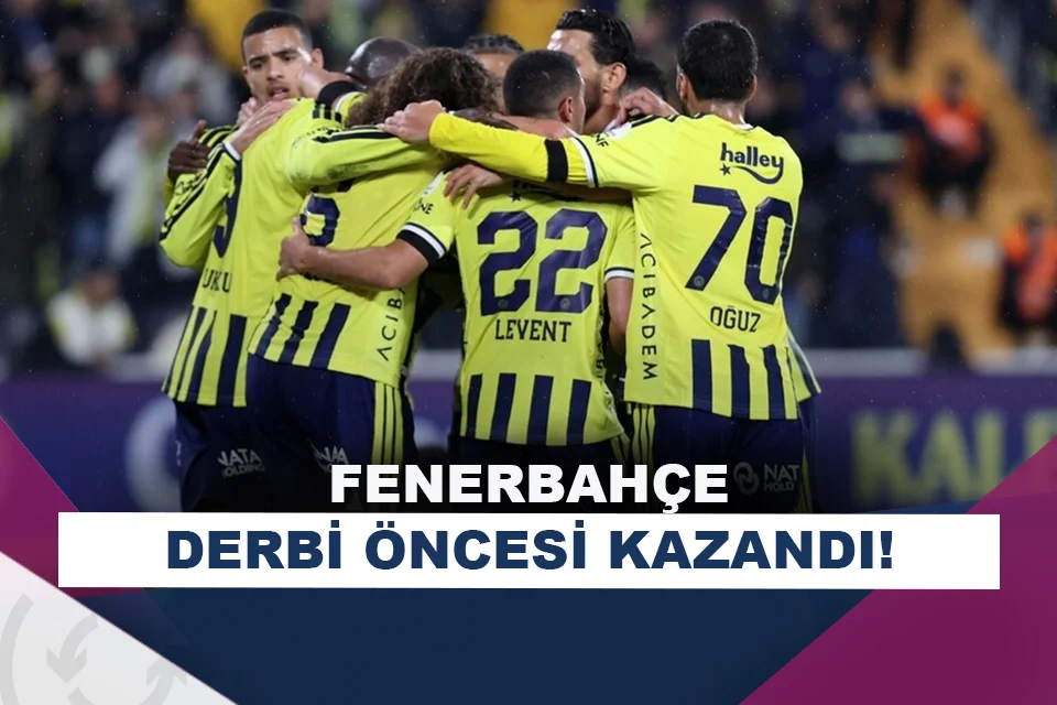 Fenerbahçe, Alanyaspor’dan 3 puanı 3 golle aldı!
