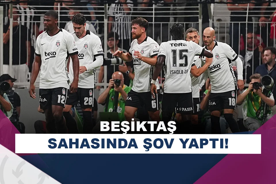 Beşiktaş, Çorum FK’yı 6 golle geçti! Dusan Vlahovic durdurulamadı