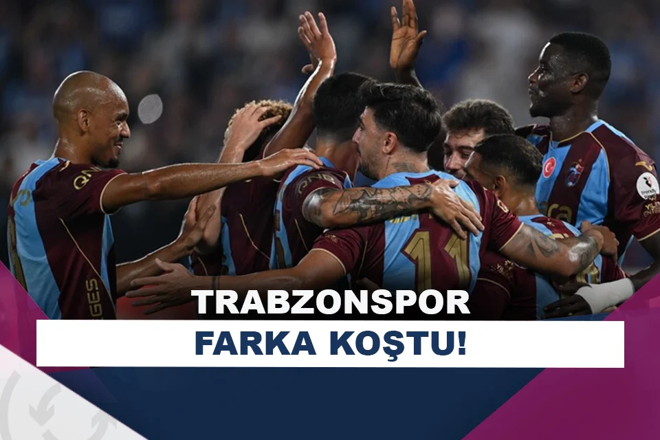 Trabzonspor, Gençlerbirliği'ni çok farklı geçti!