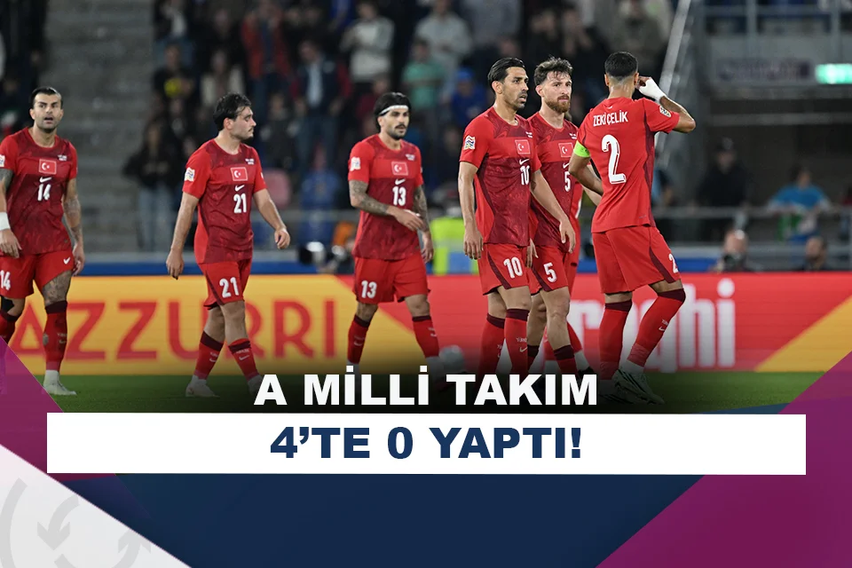 A Milli Takım, 4’te 0 yaptı! İtalya’da mağlup…